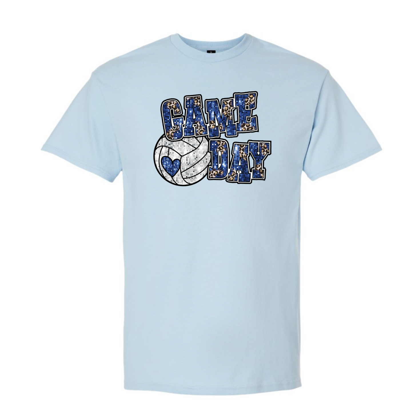 Faux Sequin Volleyball Game Day