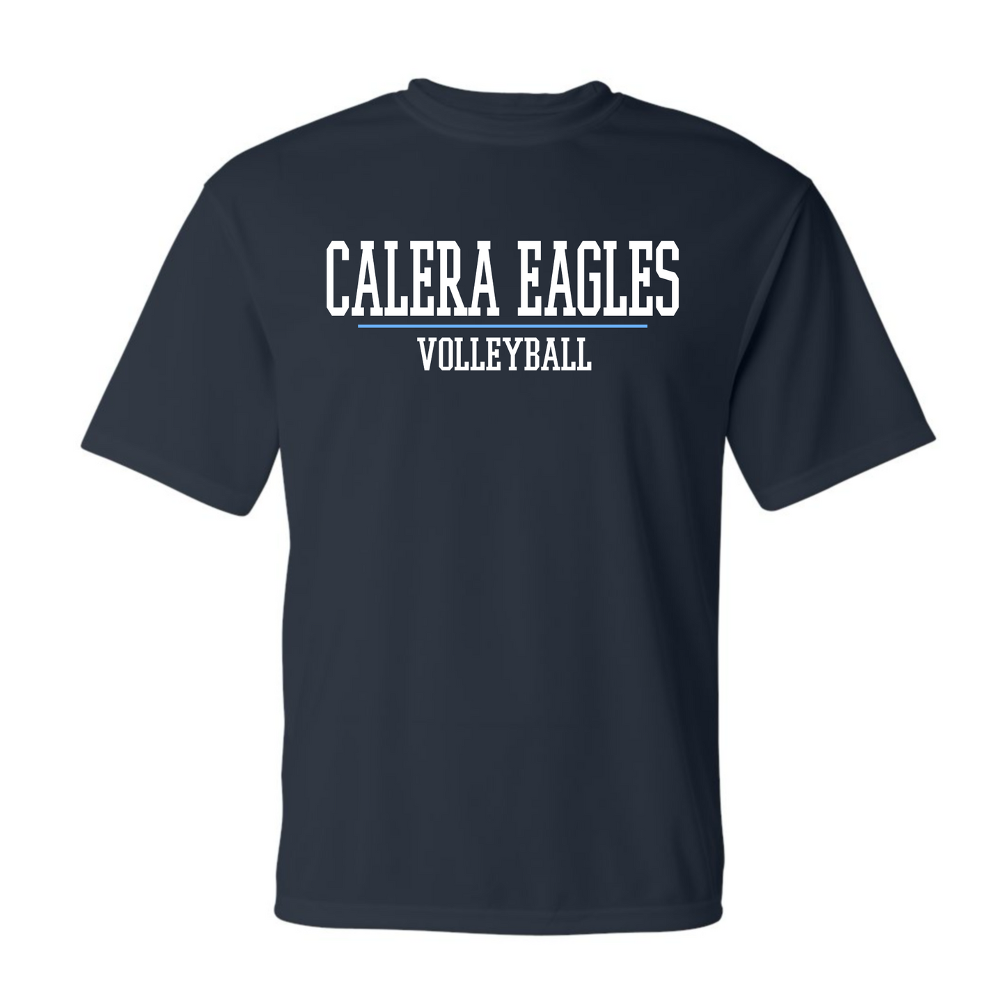 Navy Calera Eagles Volleyball C2 Moisture Wicking Performance Tee